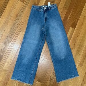 Zara Denim Flare Jeans in Blue